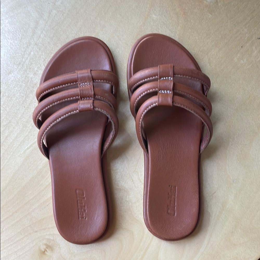 OluKai Brown Sandals Modern Minimalist Design